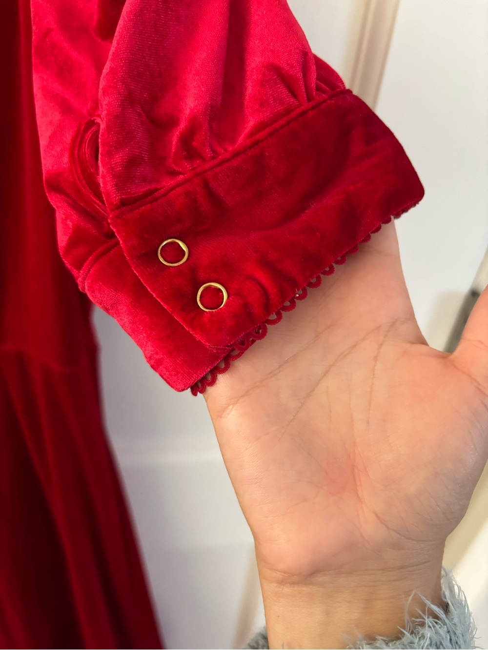 Rachel Parcell Red Velvet Dress - Picture 6 of 6